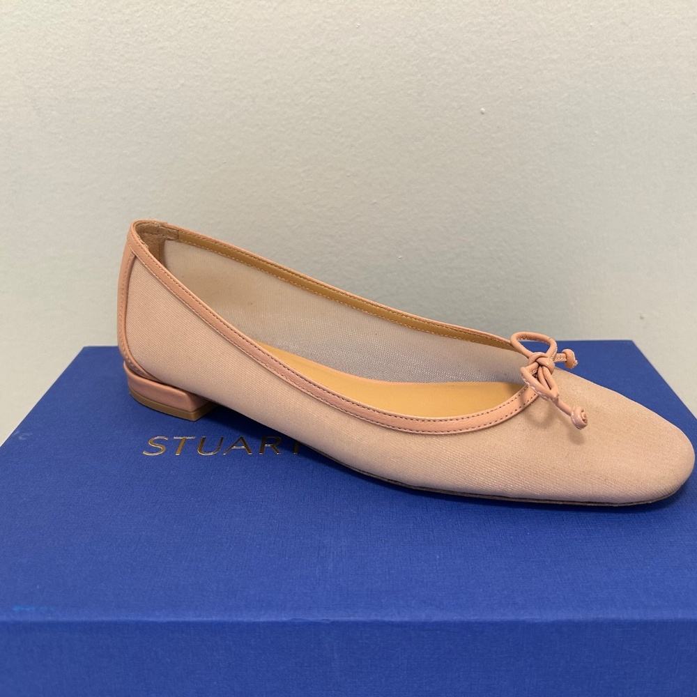 New Stuart Weitzman Women’s Arabella Mesh Ballet Flat US 6.5 B NIB - Picture 9 of 16